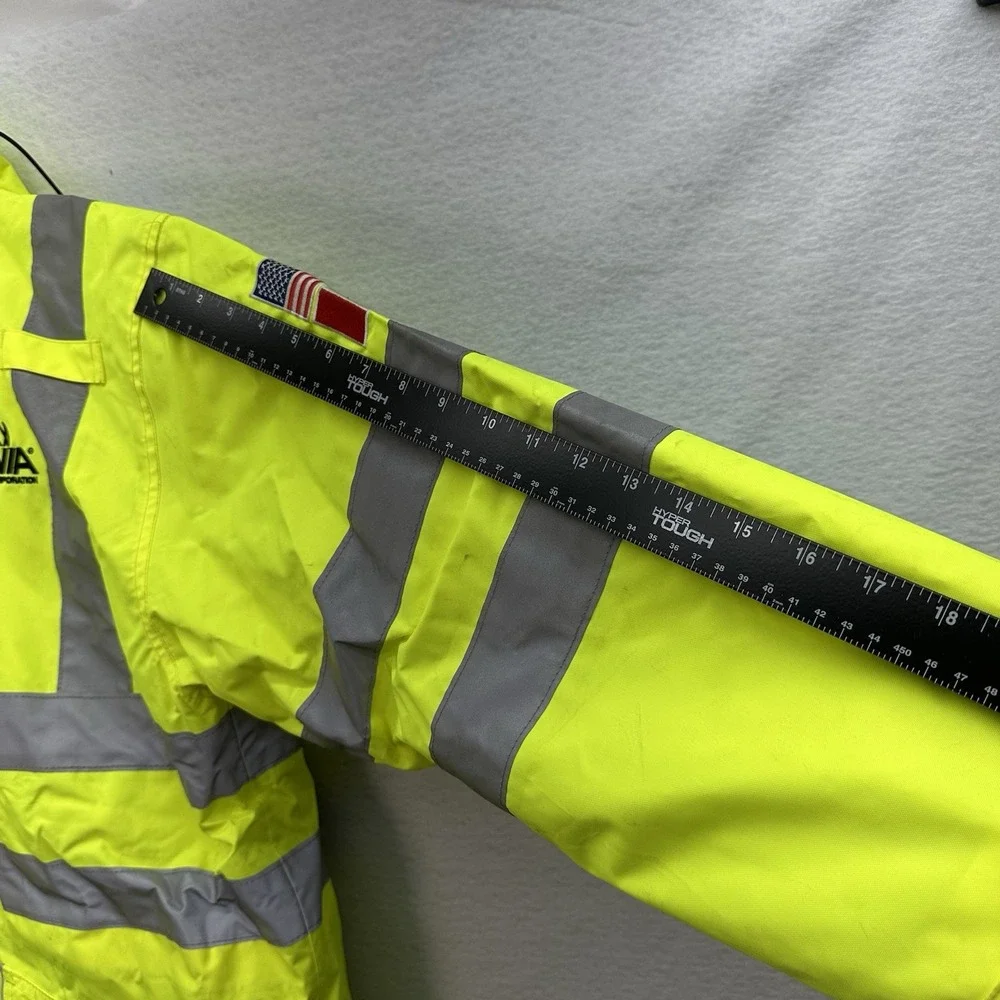Game Hi Vis 6-in-1 Safety Jacket ANSI Reflective Waterproof Yellow Size L